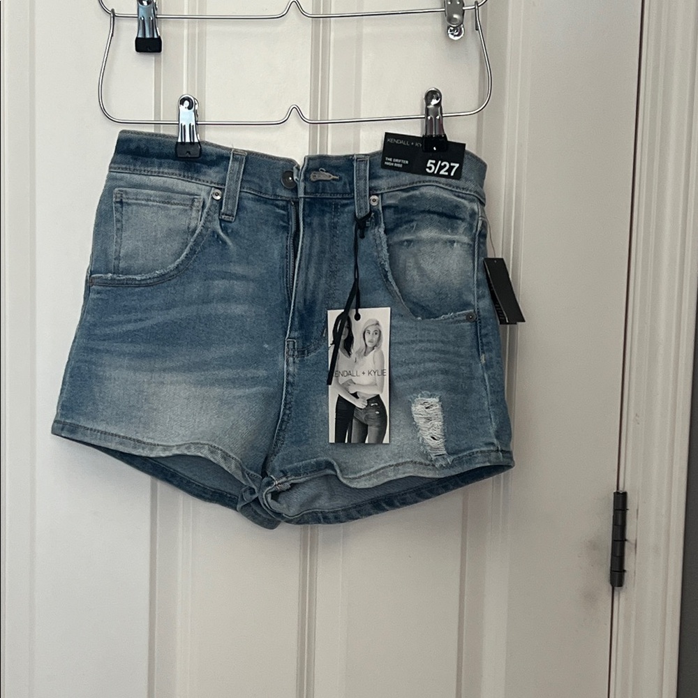 Kendall & Kylie Light Blue Jean Shorts